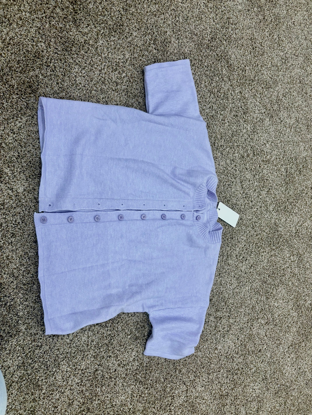 Purple knit sweater